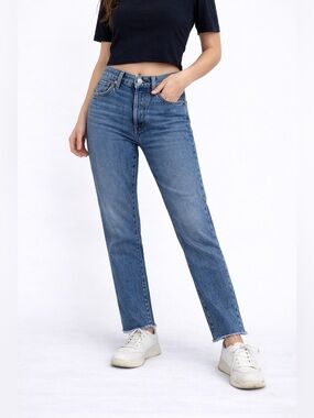 Levi’s 501 Straight Jeans W25 Medium Wash High Rise Levi’s Premium Straight